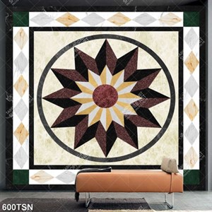 Tranh in gạch ô vuông lát sàn