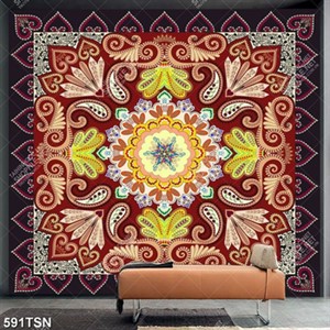 Tranh thảm hoa văn in chất lượng cao