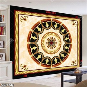 Tranh thảm hoa văn hoạ tiết vòng tròn