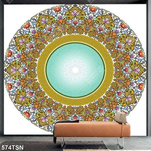 Tranh thảm hoạ tiết tròn