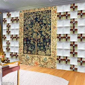 Tranh thảm hoa văn đẹp