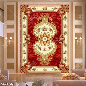 Tranh thảm hoạ tiết hoa hồng in chất lượng cao