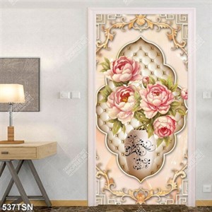 Tranh thảm hoa văn hoa hồng