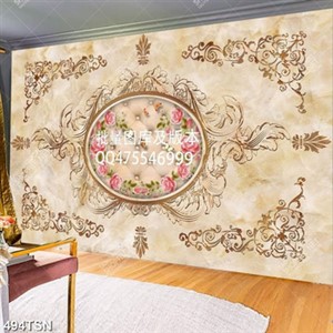 Tranh thảm hoa văn hoa hồng đẹp