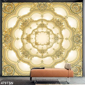 Tranh in thảm vuông hoa văn chất lượng cao