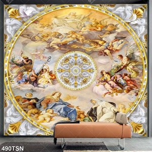 Tranh công giáo in trần nhà đẹp