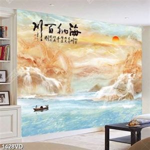 Vân đá ghép thành tranh phong thủy