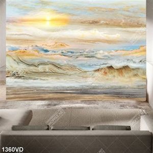 Tranh ghép từ vân đá in kính đẹp