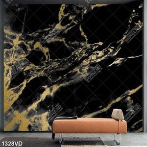 Đá đen vân vàng in gạch đẹp