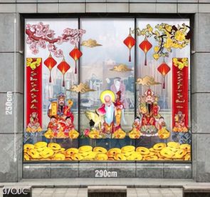 File tranh vector 3 vị phúc lộc thọ vui vẻ