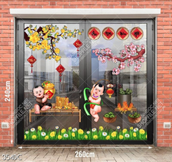 Tranh file cdr em bé và tiền vàng