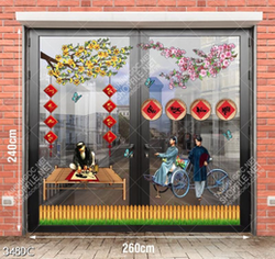 Tranh file cdr chúc mừng năm mới