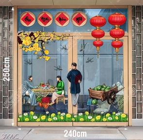 File tranh vector tâm sự đầu năm