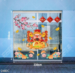 Vector ông thần tài ngày tết