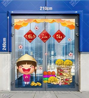 File tranh cdr em bé vui vẻ bên hoa cúc vàng