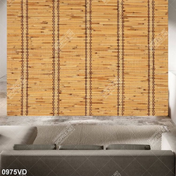 Chất liệu nứa in dán tường đẹp