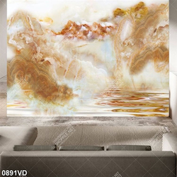 Tranh phong thủy bằng đá cẩm thạch file psd