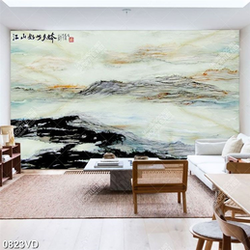 Tranh đá phong thủy file psd