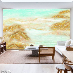 Vân đá nâu và xanh