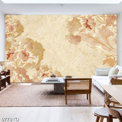 Vân đá vàng hoa văn in gạch đẹp