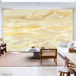 Vân đá vàng nâu in gạch lát sàn đẹp