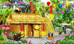 File In tranh chủ đề ngày tết làng quê Việt Nam File In tranh chủ đề ngày tết làng quê Việt Nam