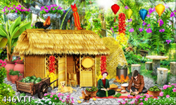 File In tải miễn phí file PSD tranh tết làm bánh chưng File In tải miễn phí file PSD tranh tết làm bánh chưng