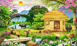 File In tuyển tập tranh trang trí nét đẹp làng quê Việt Nam File In tuyển tập tranh trang trí nét đẹp làng quê Việt Nam