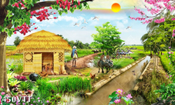 File In Bộ tranh phong cảnh làng quê đẹp nhất File In Bộ tranh phong cảnh làng quê đẹp nhất