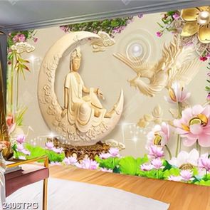 Tranh điêu khắc tượng Phật đẹp