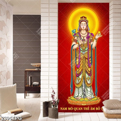 Tranh Nam Mô Quan Thế Âm Bồ Tát