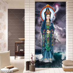 Tranh Phật Quan Âm cứu độ chúng sinh