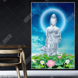 Tranh tượng Quan Thế Âm Bồ Tát đẹp