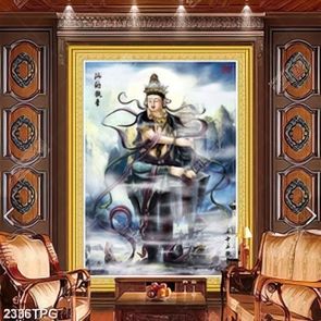 Tranh in kính Phật Quan Âm