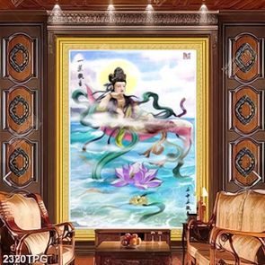 Tranh Phật trên biển