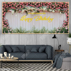 Tranh hoa trang trí sinh nhật