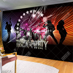 Tranh poster rock - party đẹp