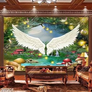 Tranh vẽ đôi cánh thiên thần