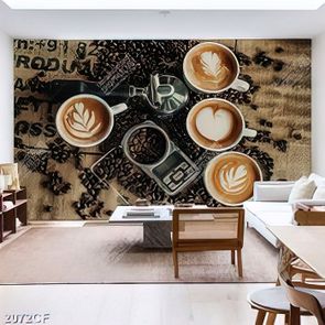 Tranh ly coffee trang trí tường