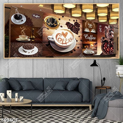 Tranh treo tường quán coffee file gốc