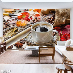 Tranh treo tường ly coffee nóng