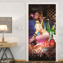 Tranh gắn tường nữ DJ nóng bỏng