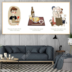 Tranh dán tường cuộc sống đẹp
