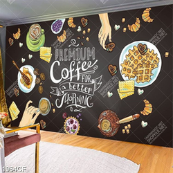 Tranh dán tường quán coffee chất lượng cao