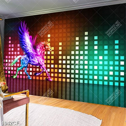 Tranh dán tường chú ngựa có cánh