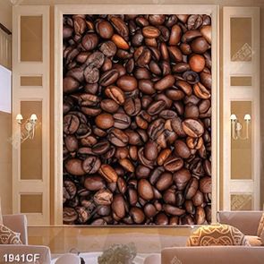 Tranh hạt coffee dán tường