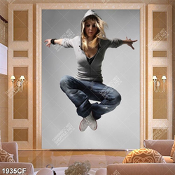Tranh treo tường nữ vũ công nhảy hiphop cực chất