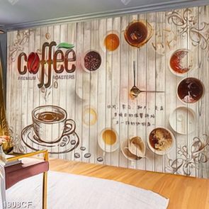 Tranh dán tường trang trí quán cofee file gốc
