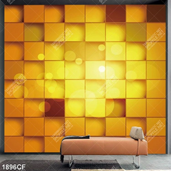 Tranh ô vuông 3D dán tường đẹp