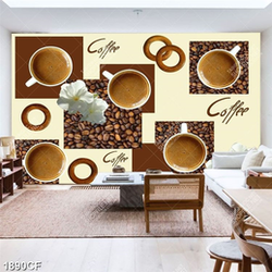 Tranh cà phê in dán tường đẹp